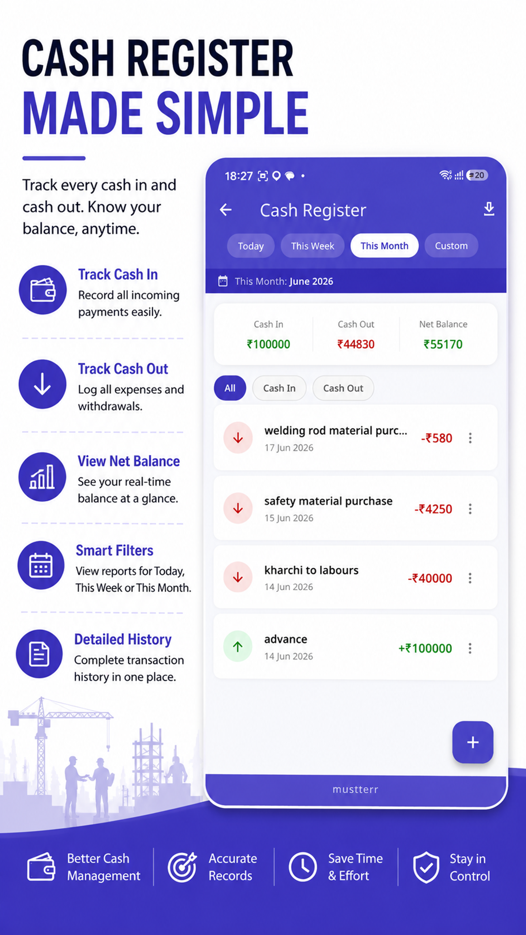 Cash Register Screen